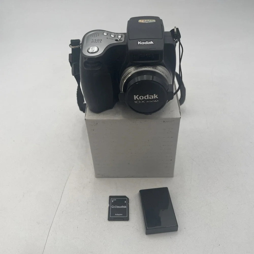 Kodak EasyShare DX 6490 Digital Camera 4 MP 10X Zoom+Battery+SD Card-TESTED